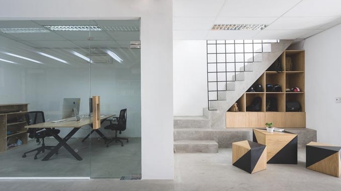 科技公司小型办公室装修效果图180平方米