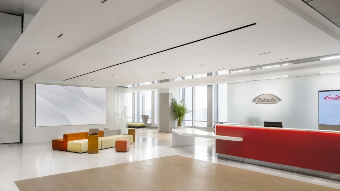 医疗行业大型创意办公室装修设计案例7000平方米