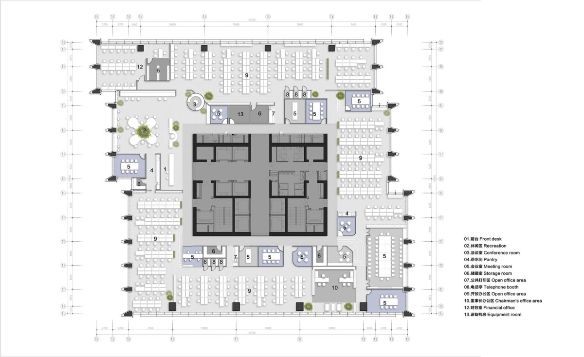 万德实验室办公室设计方案1800平方米12