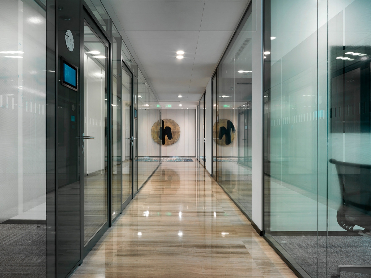 毕马威上海办公室装修设计案例23000平方米3