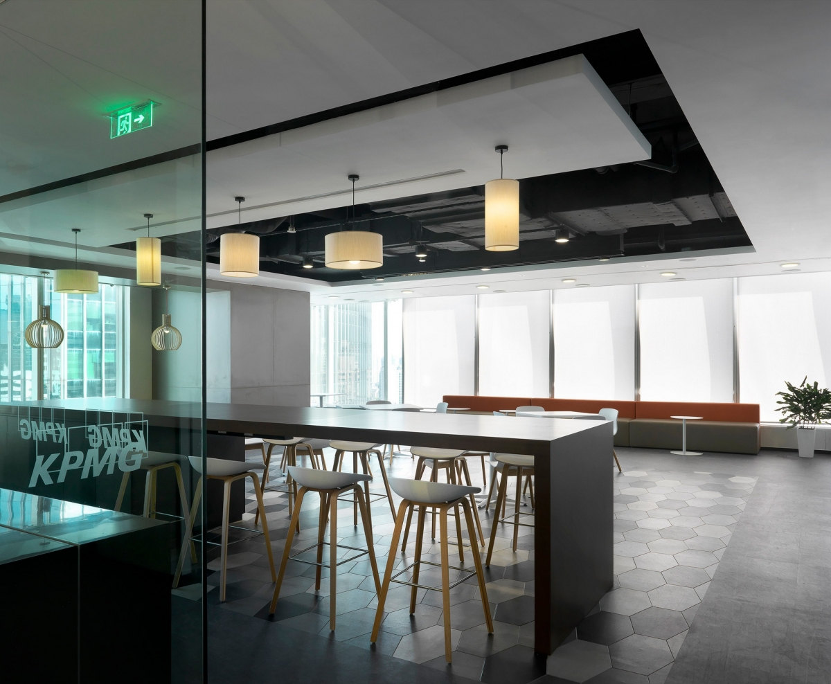 毕马威上海办公室装修设计案例23000平方米4