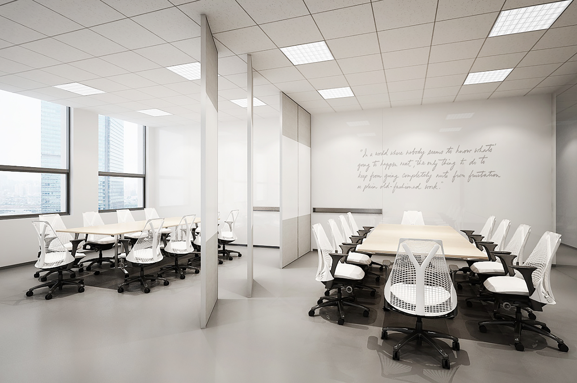上市公司办公室装修设计案例13000平米3