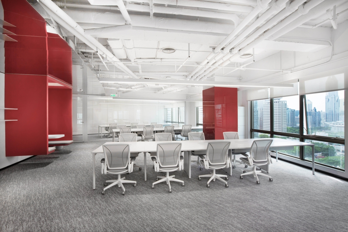 色彩鲜艳办公室设计案例1400平方米4