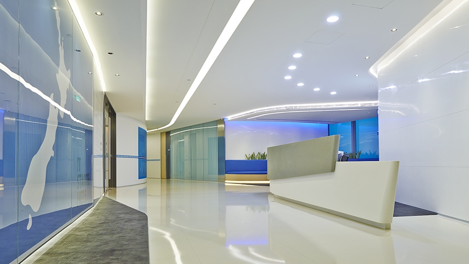 全球乳品公司上海总部办公室装修设计项目3600平方米