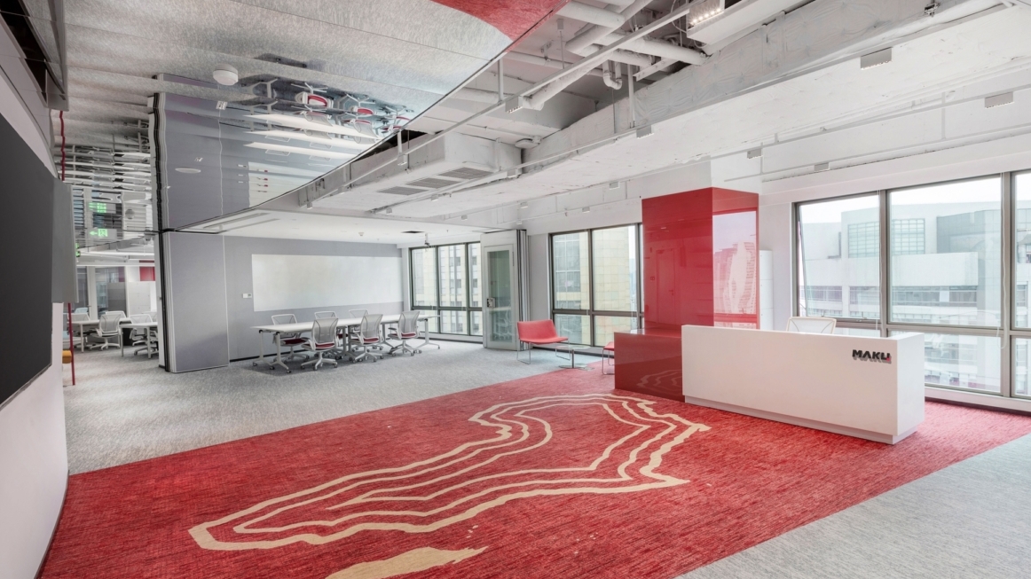 色彩鲜艳办公室设计案例1400平方米