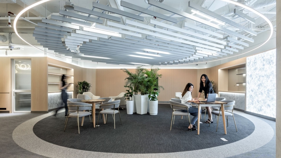 绿色科技中小办公室装修设计案例欣赏500㎡