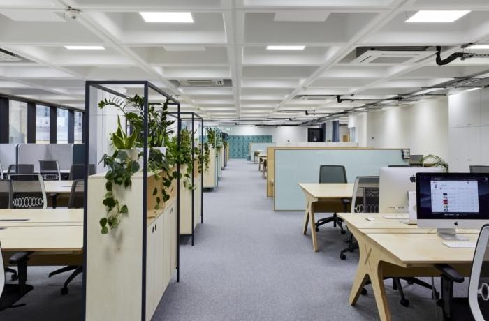 6文化传媒公司办公室装修设计案例1800平方米
