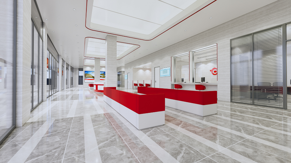 image (13)华夏银行上海办公室装修设计案例2800平方米