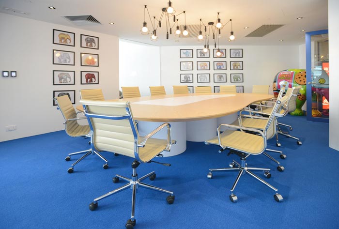 环保设备公司大型办公室装修设计案例1900平方米6