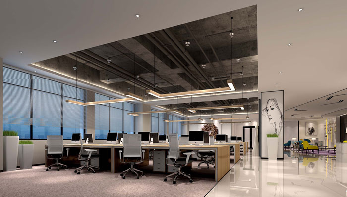 600平方米中型创意办公室装修设计案例2
