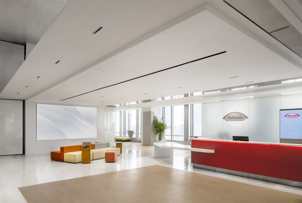 医疗行业大型创意办公室装修设计案例7000平方米1