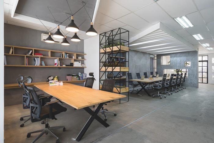 科技公司小型办公室装修效果图180平方米3