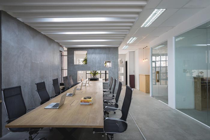 科技公司小型办公室装修效果图180平方米5