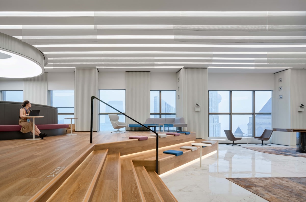 恒生银行上海办公室装修设计案例12000平方米4