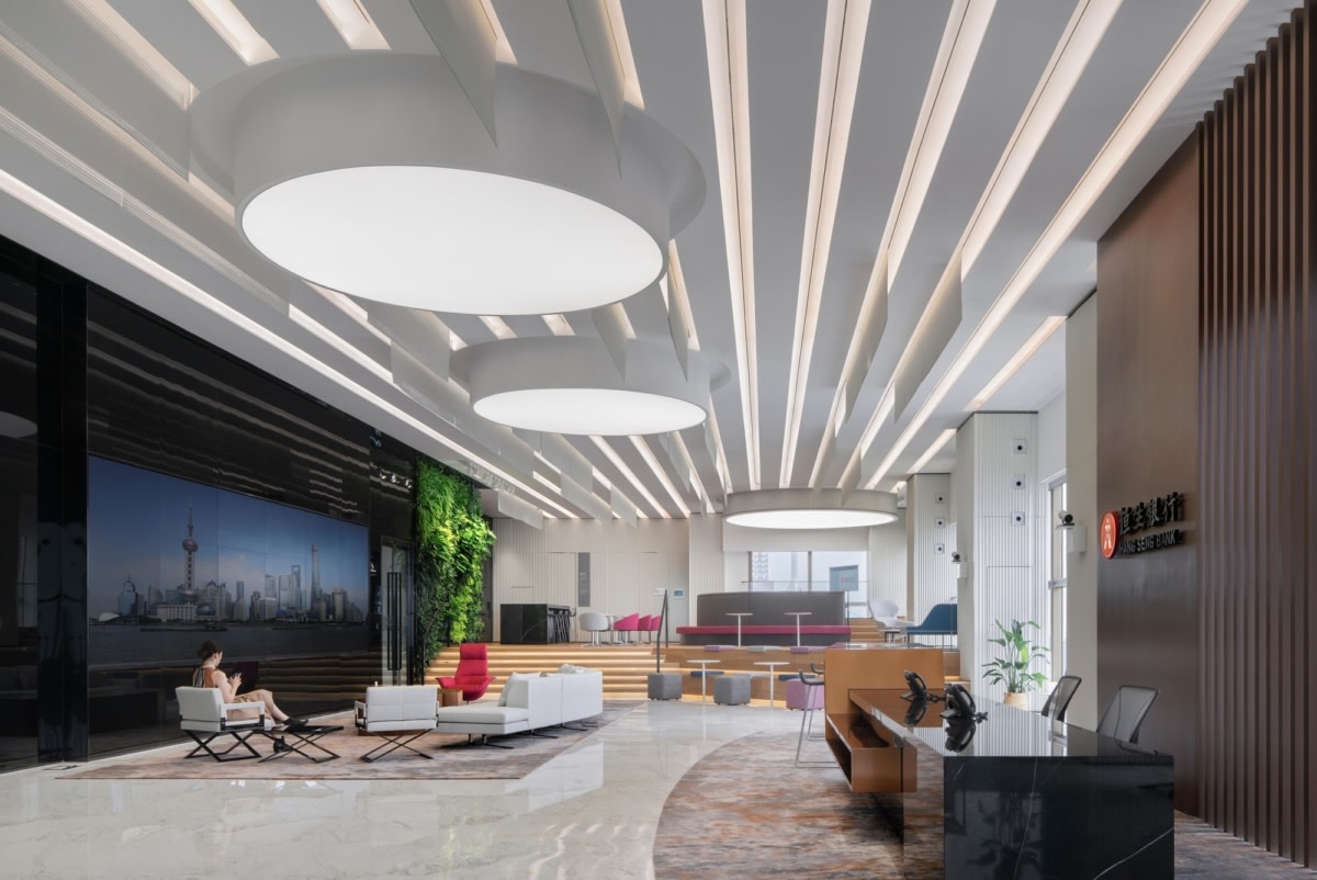 恒生银行上海办公室装修设计案例12000平方米3