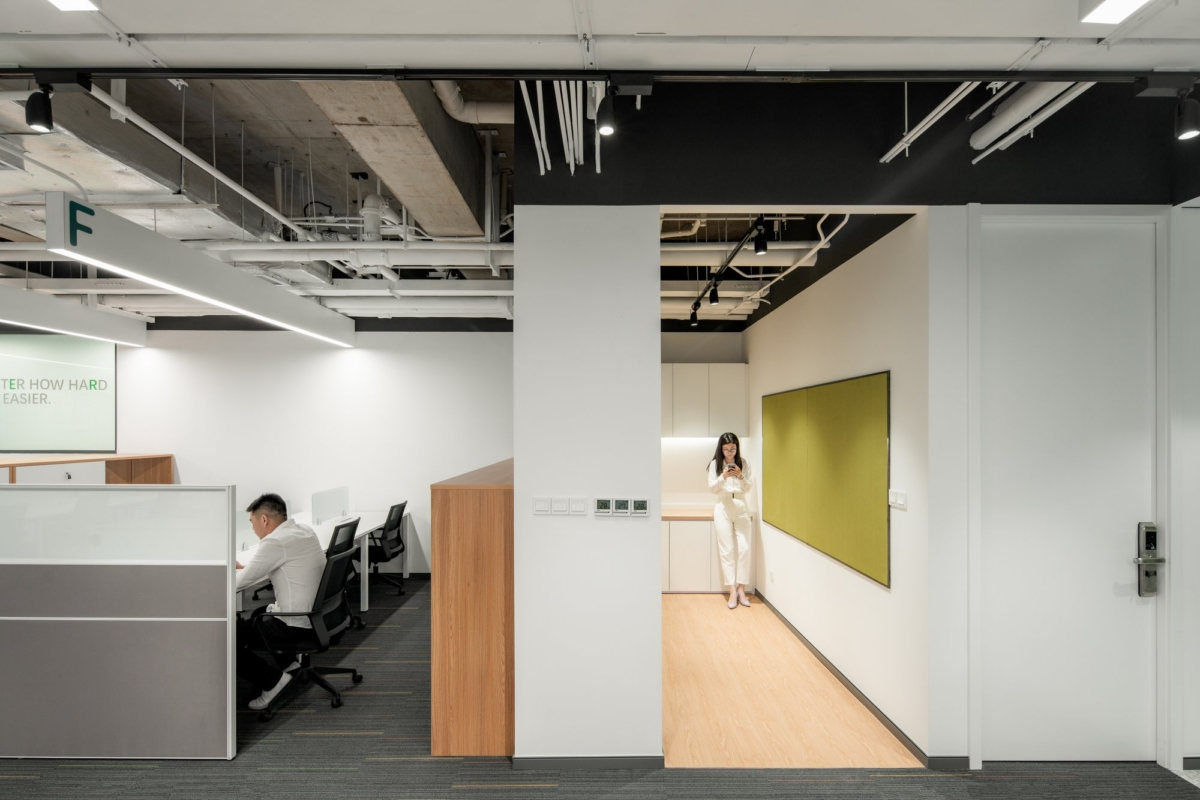 食品和饮料行业上海办公室装修设计项目480平方米9