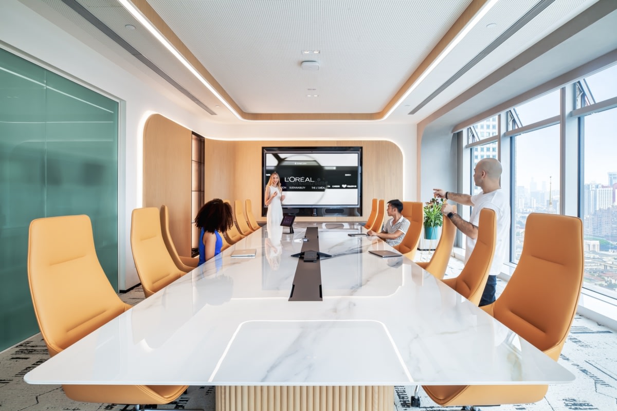 欧莱雅上海办公室设计案例900平方米4