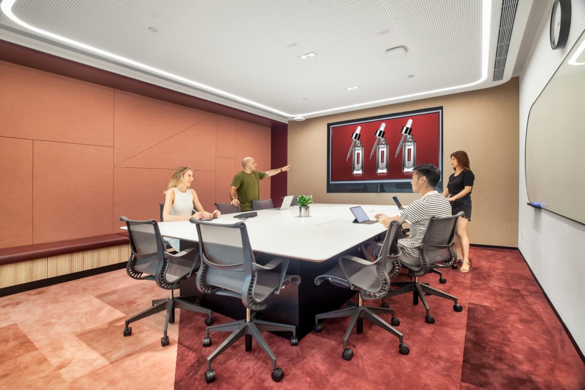 欧莱雅上海办公室设计案例900平方米9