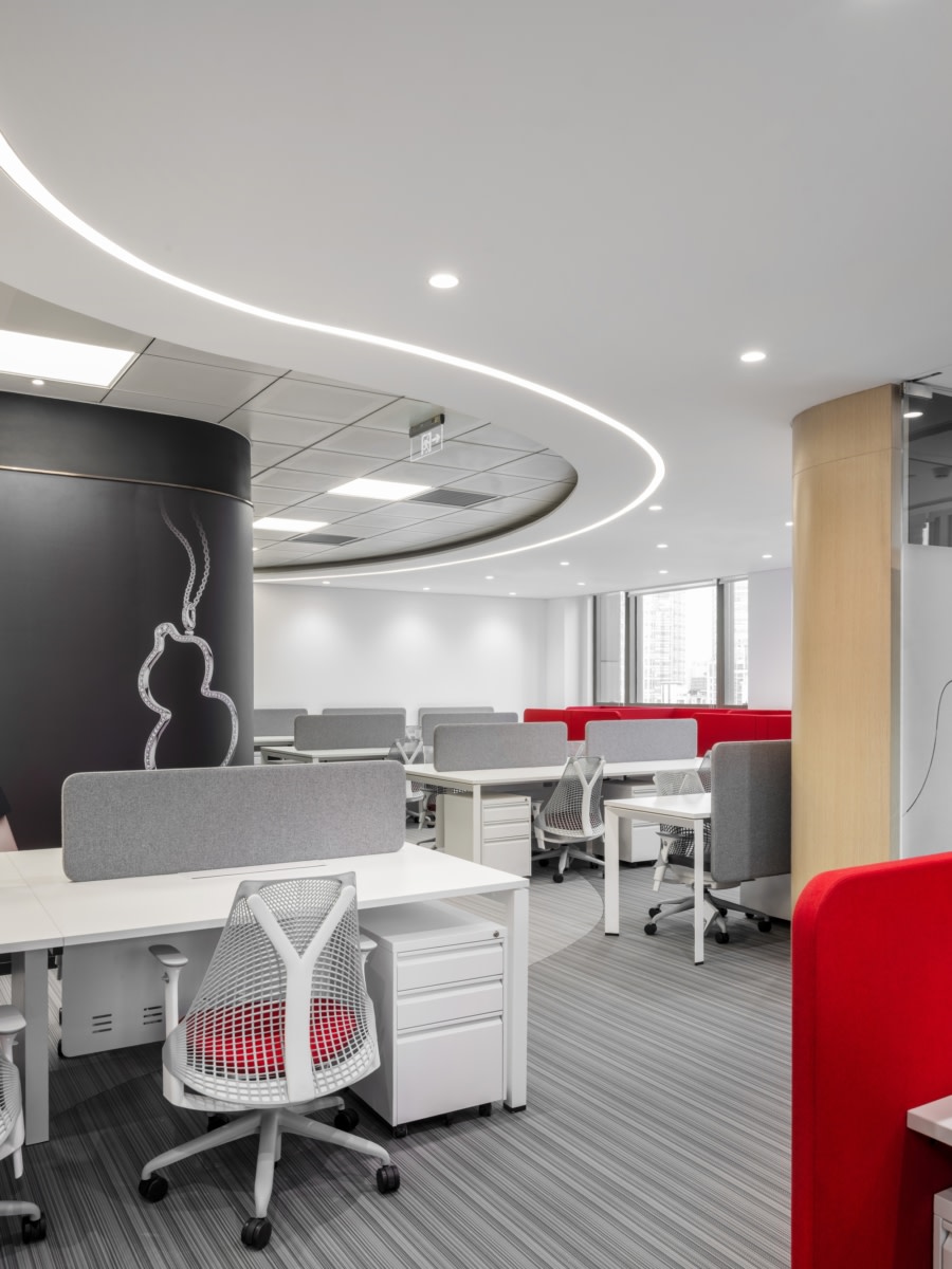 高端珠宝品牌Qeelin上海办公室装修设计550平方米6