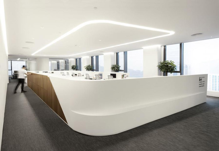电子科技公司办公室装修设计效果图3900平方米5