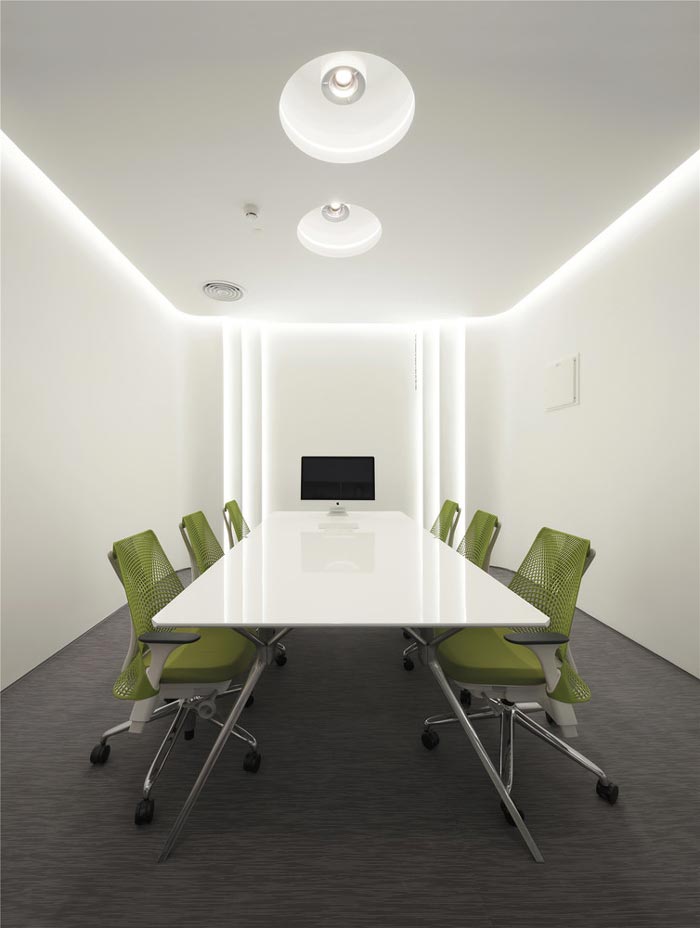 电子科技公司办公室会议室装修设计案例效果图