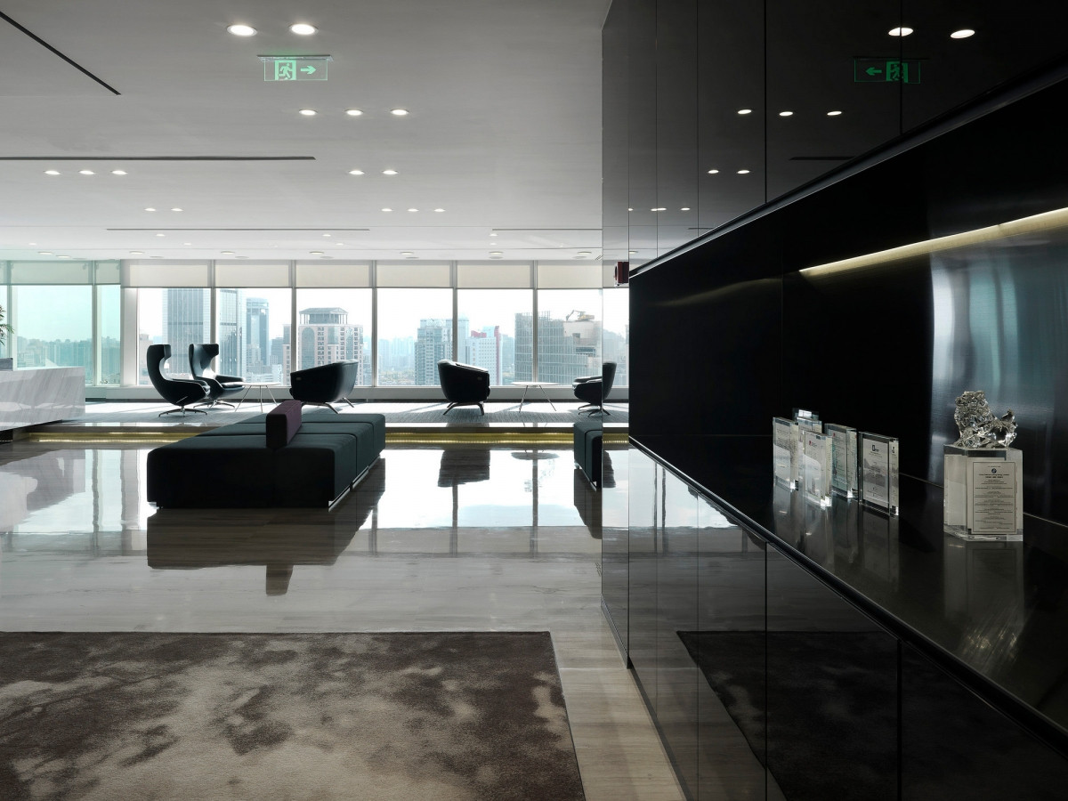毕马威上海办公室装修设计案例23000平方米2