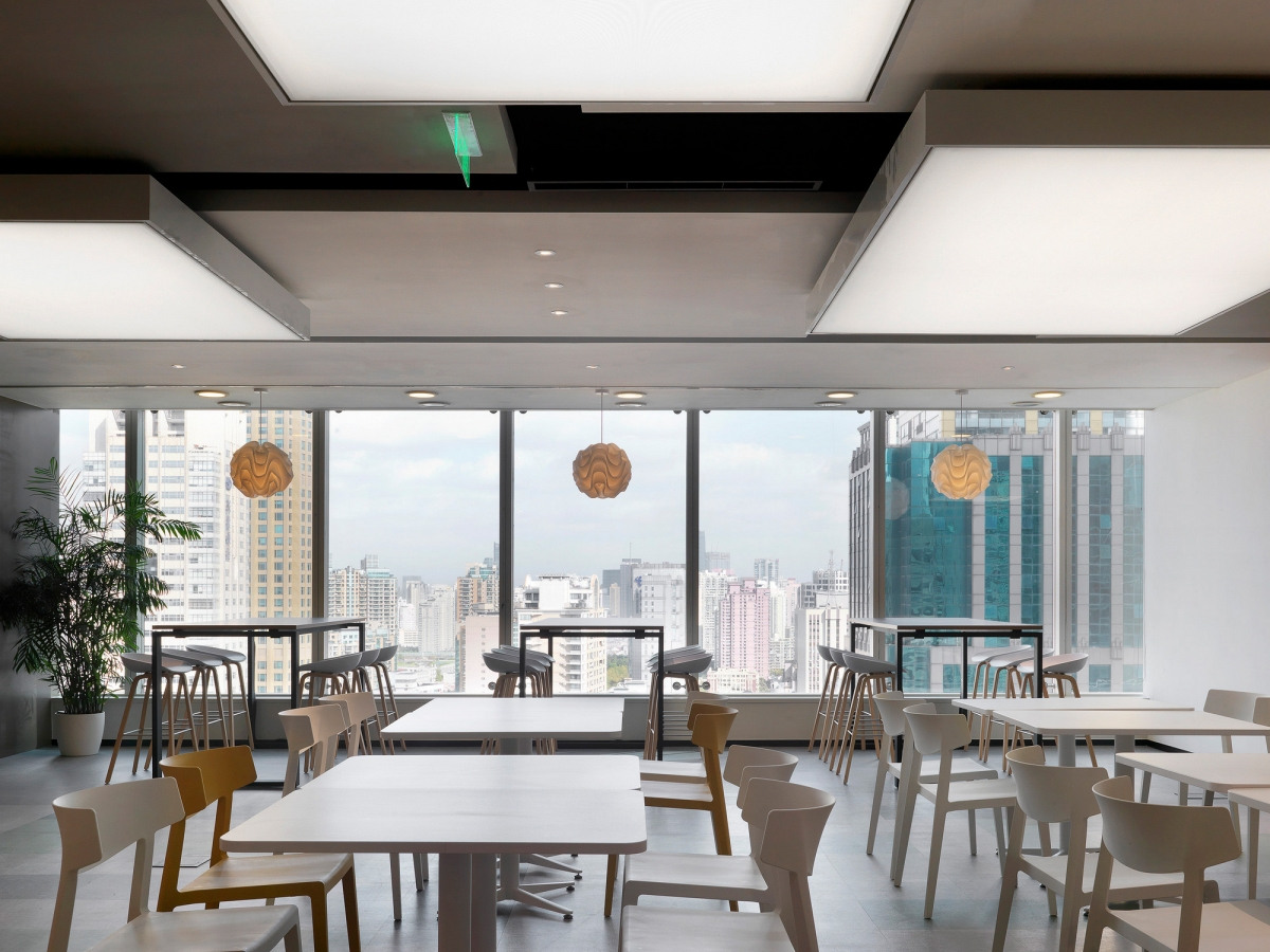 毕马威上海办公室装修设计案例23000平方米5
