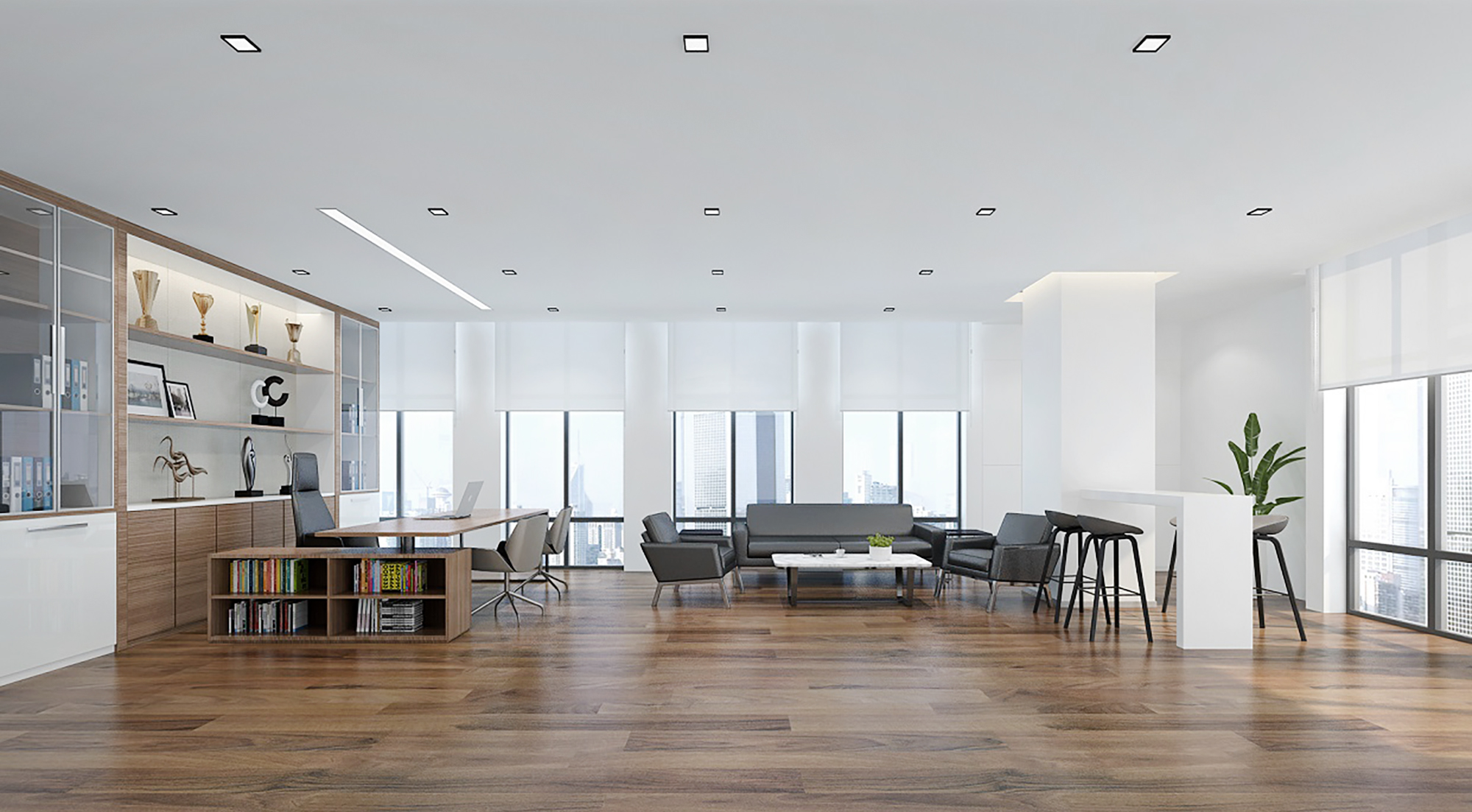 上市公司办公室装修设计案例13000平米7