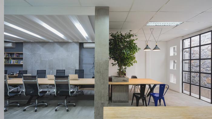 科技公司小型办公室装修效果图180平方米6